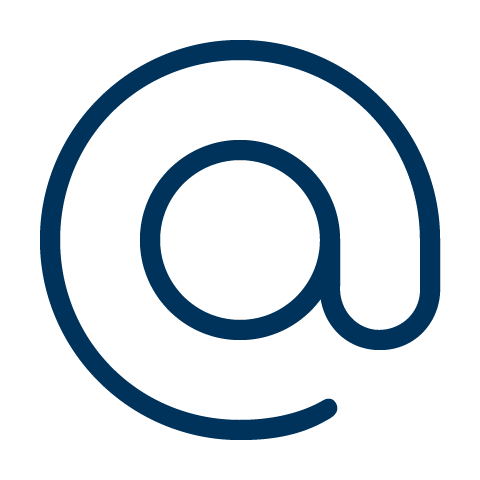 @ sign icon