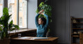 stretching at desk 767x418